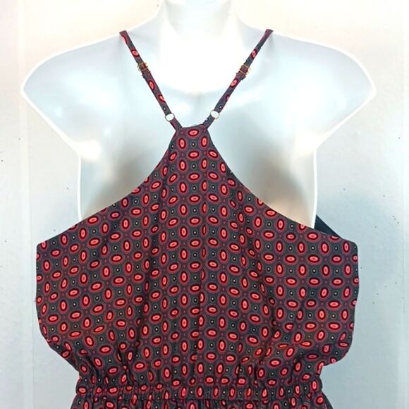 Gianni Bini Boho paisley print V neck sleeveless tie waist jumpsuit size ( M ) - Picture 9 of 11